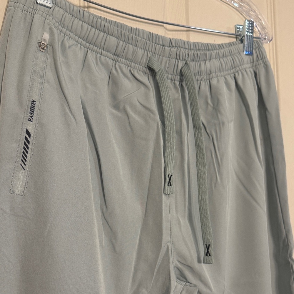 ✌🏻TWO PAIRS Men's Gray/green AND Blue grey Pants